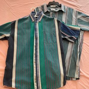 2 Vintage Short Sleeve Button Ups